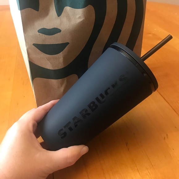Starbucks Other - Matte black grande Starbucks tumbler